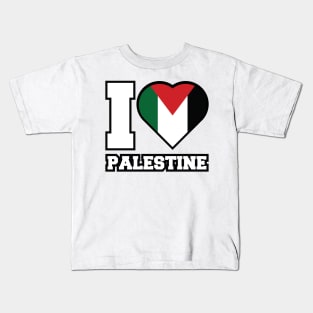 I Love Palestine Kids T-Shirt